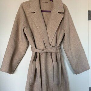 Oversized Belted Wool Coat